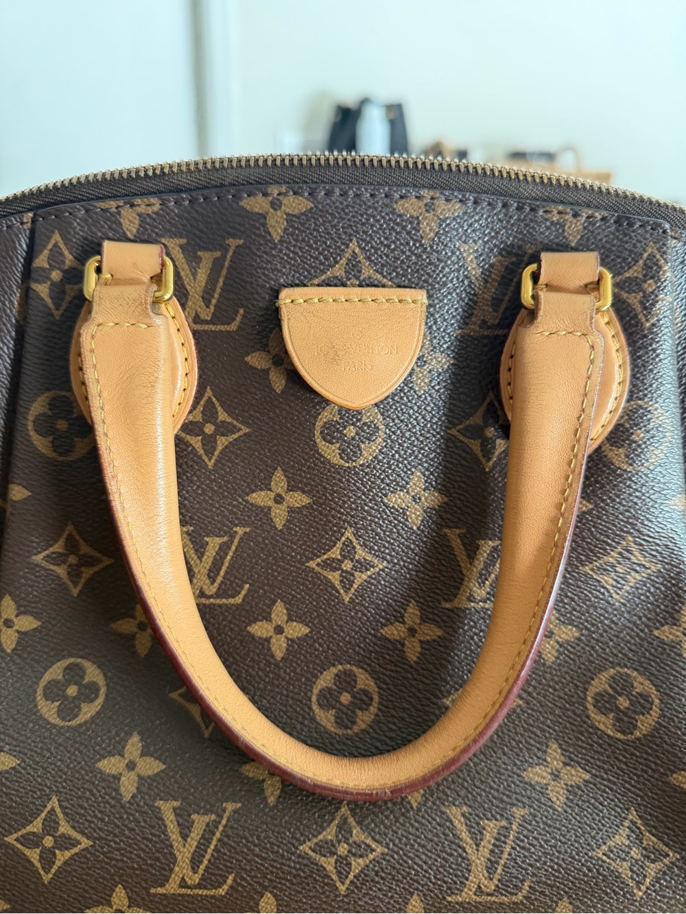 Louis Vuitton Rivoli Monogram Coated Canvas Brown and Tan - Picture 2 of 16